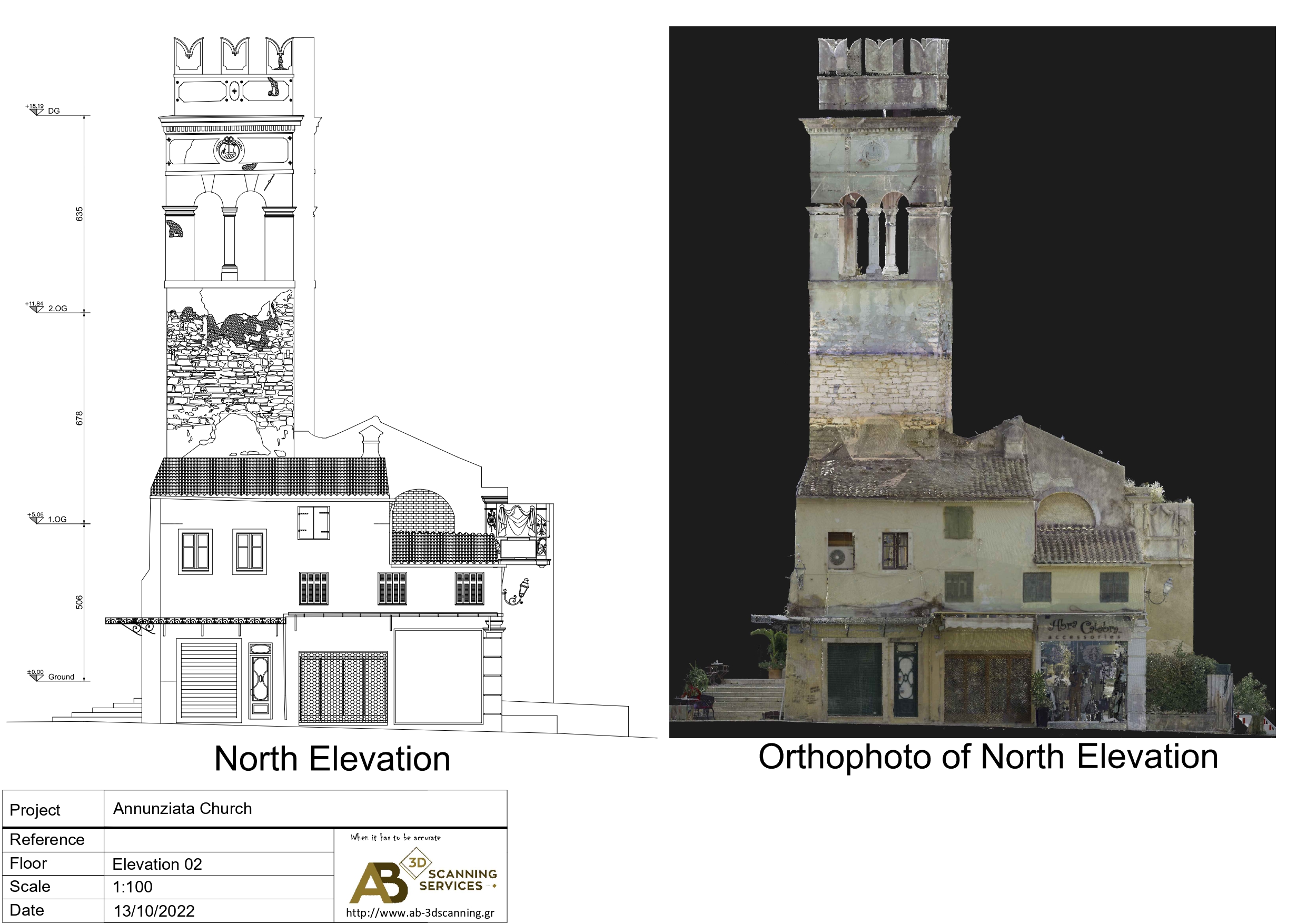 3D Scanning and CAD plans of an historical church